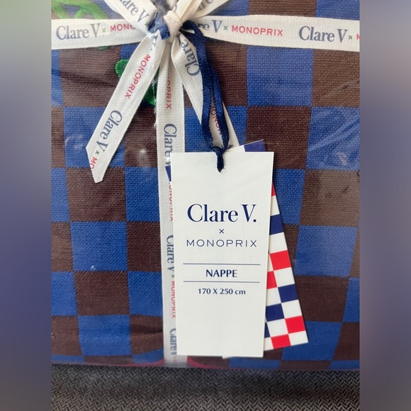 Clare V. X Monoprix tablecloth NWT - Picture 3 of 6